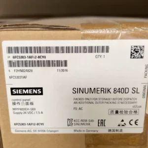 SIEMENS 6FC5303-1AF12-8CY0 Operator Panel, New Original