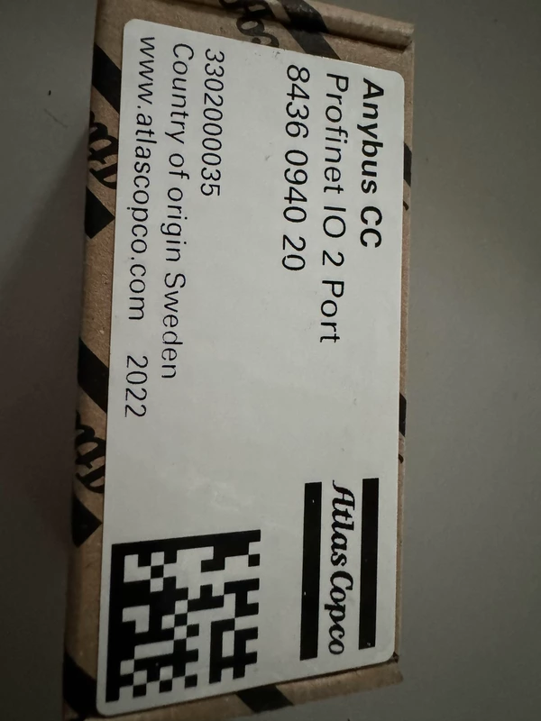 Atlas 8436 0940 20 Profinet IO Communication Module, New Original