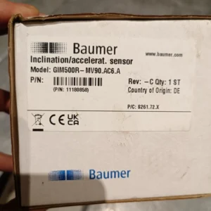 Baumer GIM500R-MV90.AC6.A 11180858 Tilt Sensor, New Original