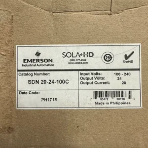 EMERSON SDN20-24-100C Power Supply, New Original