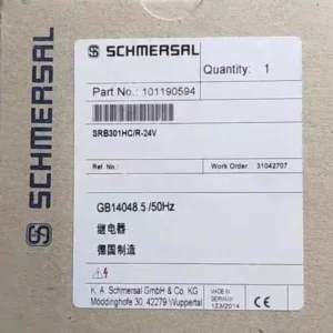 SCHMERSAL SRB301HC/R-24V 101190594 Safety Relay, New Original