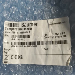 baumer TE2-1.4.1020.0050.0 R114.27.X-0962-5082 Temperature Sensor, New Original