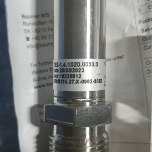 baumer TE2-1.4.1020.0050.0 R114.27.X-0962-5082 Temperature Sensor, New Original